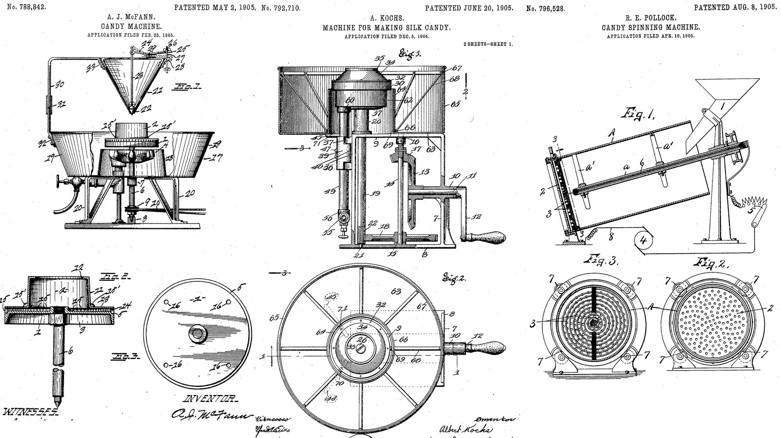 Патенты США 1905 года №788842,
