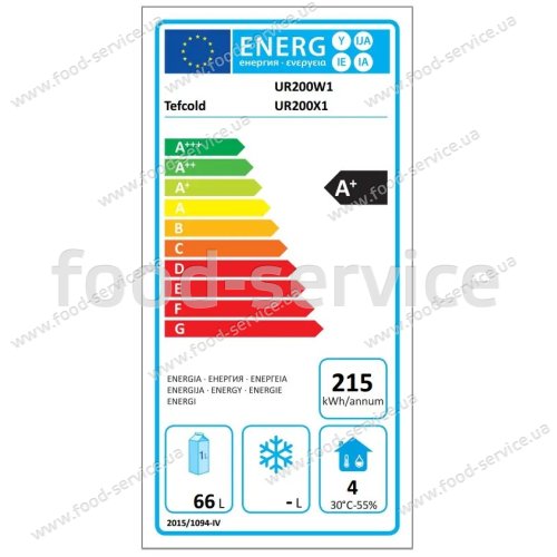 Холодильный шкаф Tefcold UR200X1