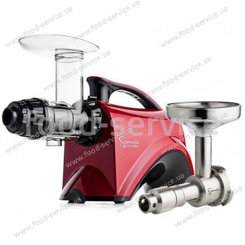 Шнекова соковижималка SANA juicer by OMEGA 606 Red + Sana Oil Extractor EUJ-702