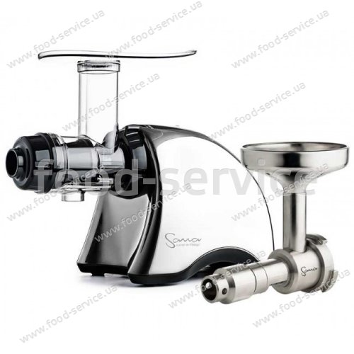 Шнекова соковижималка Sana Juicer by Omega 707 chrome + Sana Oil Extractor EUJ-702
