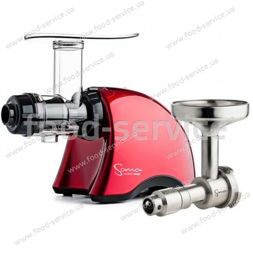 Шнекова соковижималка Sana Juicer by Omega 707 Red + Sana Oil Extractor EUJ-702