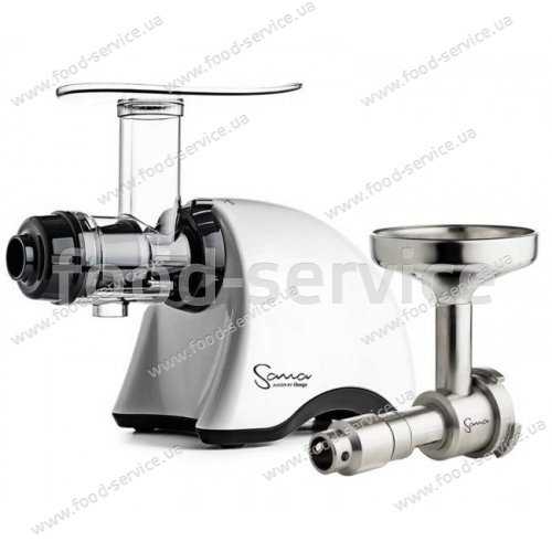 Шнековая соковыжималка Sana Juicer by Omega 707 White + Sana Oil Extractor EUJ-702