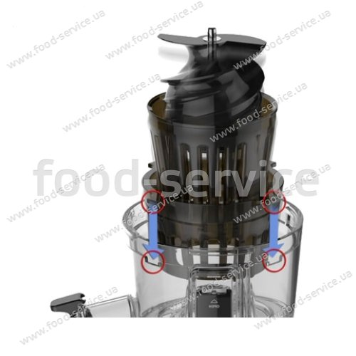Шнекова соковижималка Hurom H100 4G червона