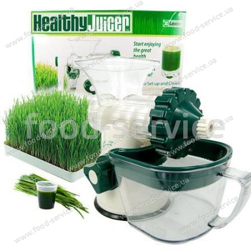 Шнекова соковижималка механічна Healthy Juicer Manual Silver