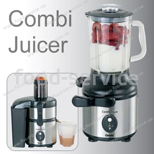 Соковыжималка-блендер для твердых овощей и фруктов Combi Juicer 150139