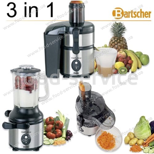 Соковыжималка-блендер для твердых овощей и фруктов Combi Juicer 150139