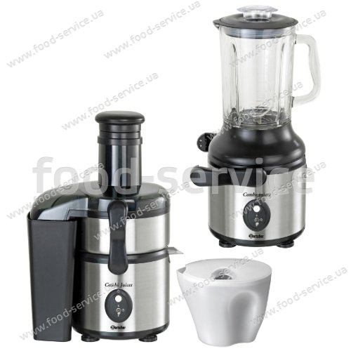 Соковыжималка-блендер для твердых овощей и фруктов Combi Juicer 150139