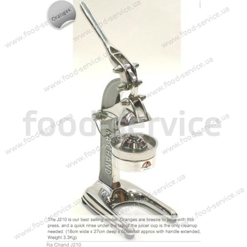 Соковыжималка мех. для цитрусовых RA Chand Products J210