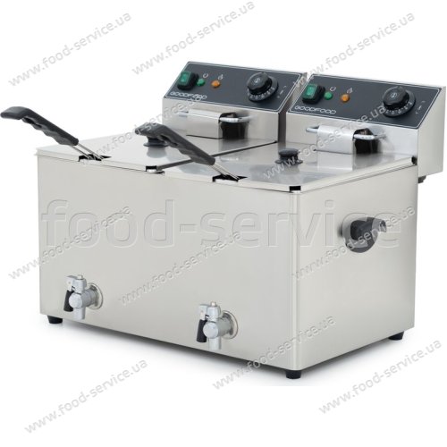 Фритюрниця електрична GoodFood EF88T BLACK із краном