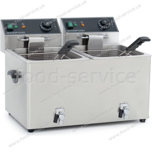 Фритюрниця електрична GoodFood EF88T BLACK із краном