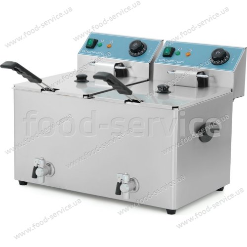 Фритюрница электрическая GoodFood EF88T BLUE с краном