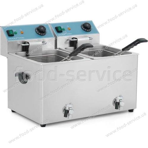 Фритюрница электрическая GoodFood EF88T BLUE с краном