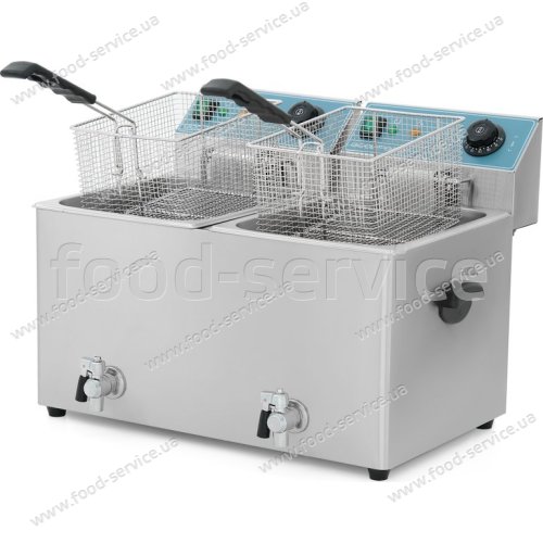 Фритюрница электрическая GoodFood EF88T BLUE с краном