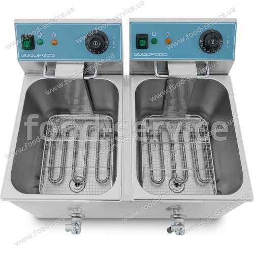 Фритюрница электрическая GoodFood EF88T BLUE с краном