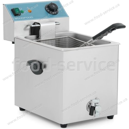 Фритюрница электрическая GoodFood EF8T BLUE с краном