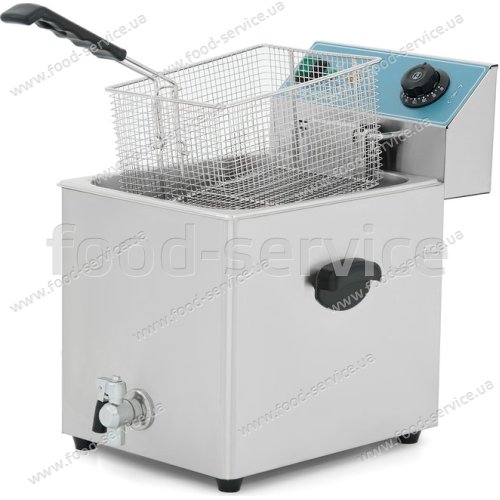 Фритюрница электрическая GoodFood EF8T BLUE с краном