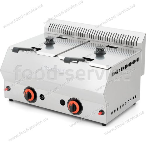 Фритюрница газовая GoodFood GF66 LPG 6+6л
