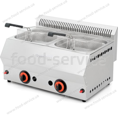Фритюрница газовая GoodFood GF66 LPG 6+6л