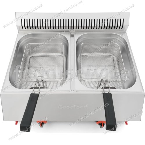 Фритюрница газовая GoodFood GF66 LPG 6+6л