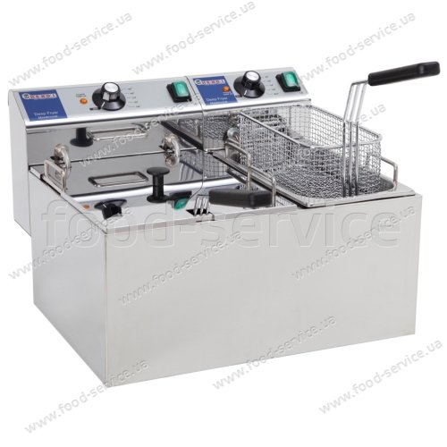 Фритюрниця електрична 4+8л Hendi Master Cook 207406