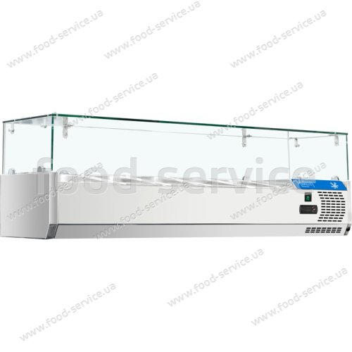 Холодильная витрина для топпинга Brillis VRX1500/380