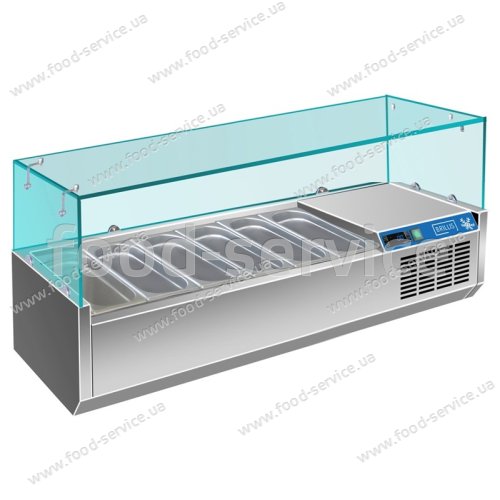 Холодильная витрина для топпинга Brillis G-VRX1400/330FG