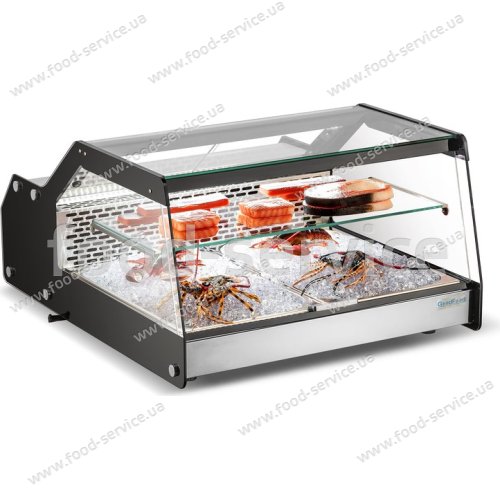 Холодильная витрина GoodFood RTF128 нержавеющая сталь