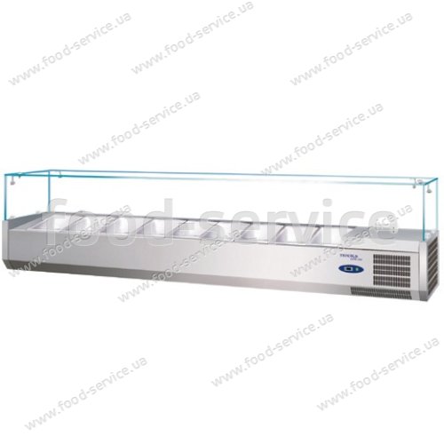Витрина холодильная для пиццы TEFCOLD VK33-180 (прямое стекло)