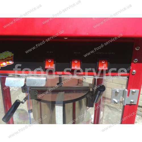 Апарат для приготування попкорну EWT INOX ET-POP6A-R