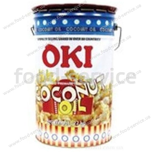 Масло кокосовое для попкорна с бетакаротином OKI, желтое