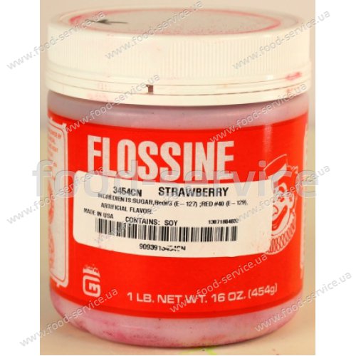 Добавка к сахарной вате Flossine Strawberries (клубника, США)
