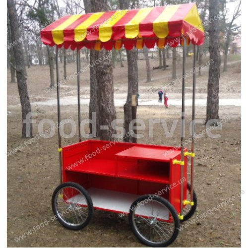 Тележка для сладкой ваты и попкорна FsDesign Комби-1