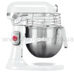 Міксер планетарний PROFESSIONAL KitchenAid 5KSM7990XEWH з чашею 6.9л білий