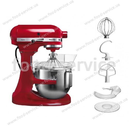 Планетарный миксер KitchenAid 5KPM5EER Heavy Duty 4.8 л красный