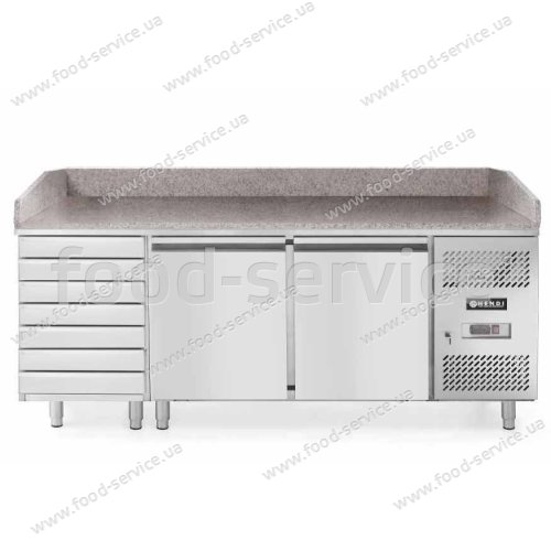 Стол для пиццы HENDI 232842 с 7 ящиками