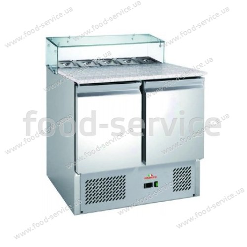 Стіл для піци Frosty PS900GT з гранітною стільницею і салат-баром