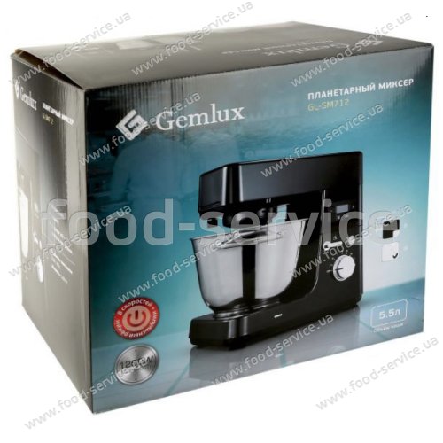 Миксер планетарный Gemlux GL-SM-712B настольный
