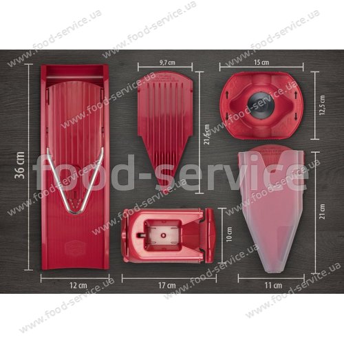 Овощерезка Borner Optima profi set красная
