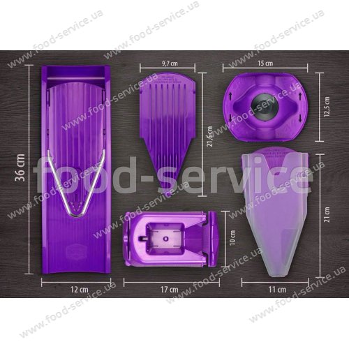 Овощерезка Borner Optima profi set фиолетовая