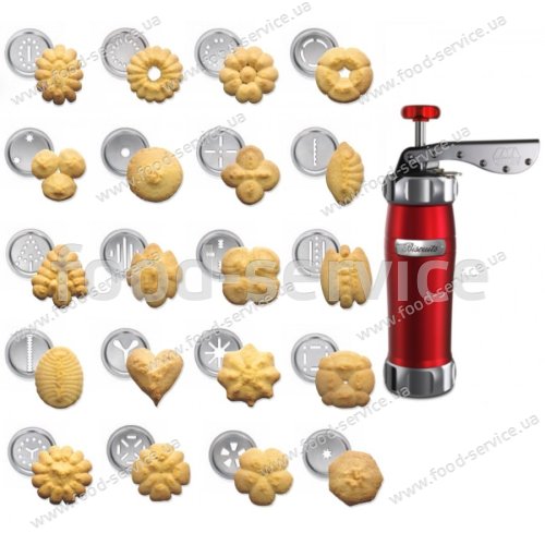 Кондитерський шприц BISCUITS Red