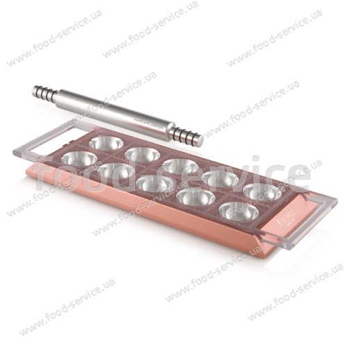 Штамп для приготовления пельменей Marcato Ravioli Tablet Pink