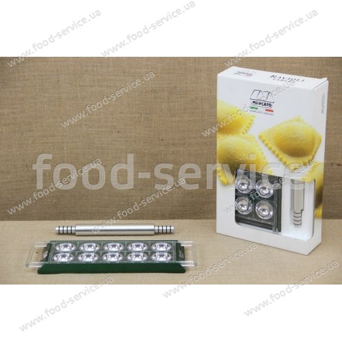 Штамп для приготовления пельменей Marcato Ravioli Tablet Green