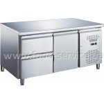 Стіл холодильний GoodFood GF-UGN1220TN-HC UNDERCOUNTER 2 шухляди