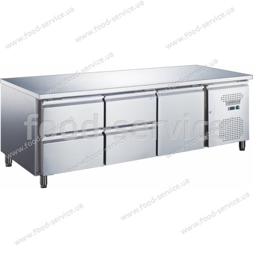 Стіл холодильний GoodFood GF-UGN1640TN-HC UNDERCOUNTER 4 шухляди