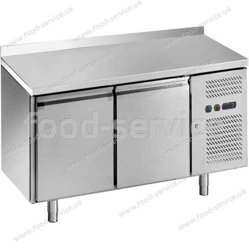 Стол морозильный Hurakan HKN-GN2BTS 2-дверный с бортом
