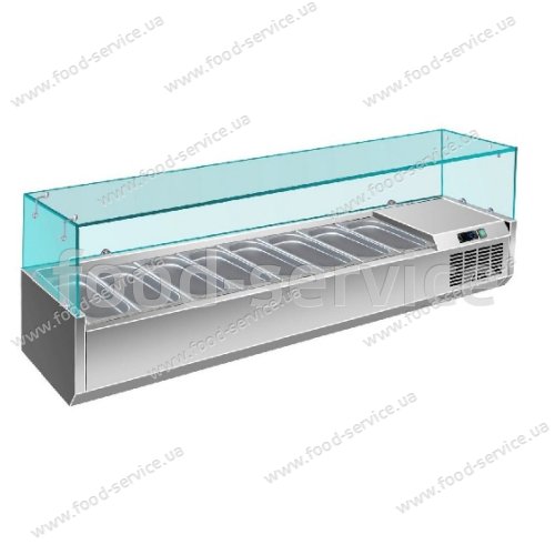 Вітрина холодильна Berg G-VRX 1800/380 (пряме скло)
