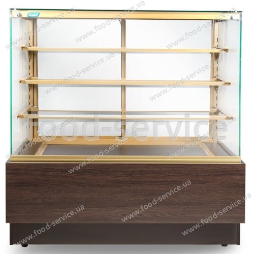 Вітрина кондитерська Cold С-09 PN-w (з агр, wenge mag., бронза, контроль вологості)
