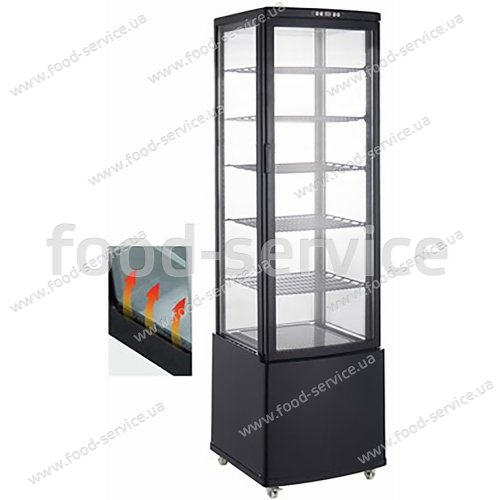Холодильная витрина GoodFood RT300L3 черная