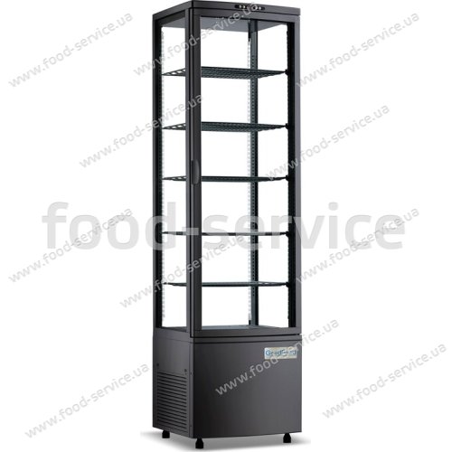Вітрина холодильна GoodFood RT300L3N чорна