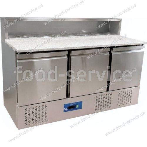 Стол холодильный Brillis G-PS903 трехдверный саладетта